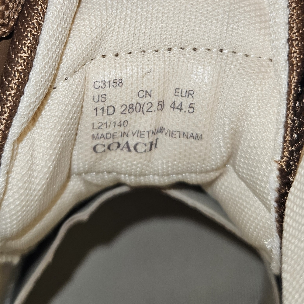 New men's coach leather shoes - Picture 5 of 6